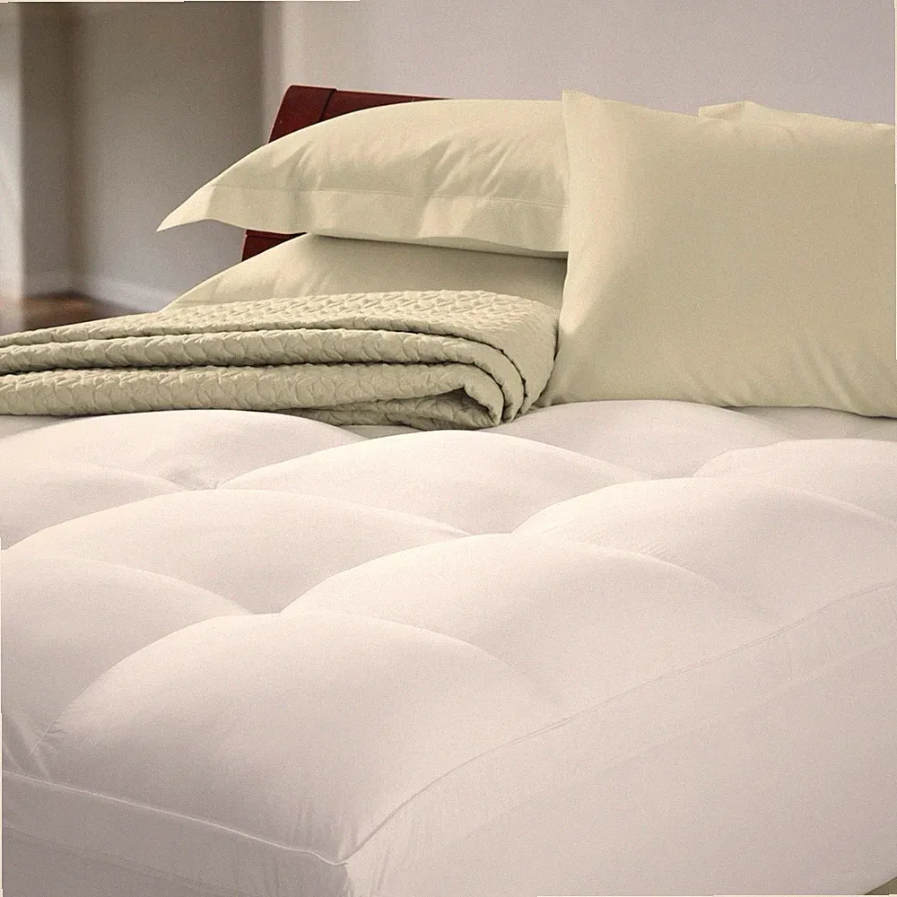Cuddledown 400 Thread Perfect Nest Synthetic Filled Mattress Pad KING $400 Value