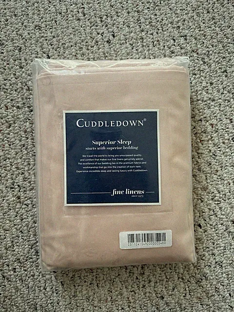 Cuddledown 400TC Duvet Cover Teaberry Queen