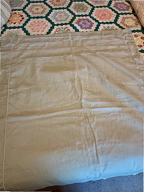 Cuddledown Euro Shams Set of 2 Seaglass 400 TC Cotton Sateen