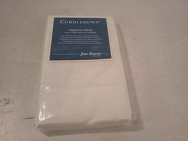 Cuddledown FineLinen 400TC Wrinkle Free Perc Pillowcase, White Queen 20.5" x 34"