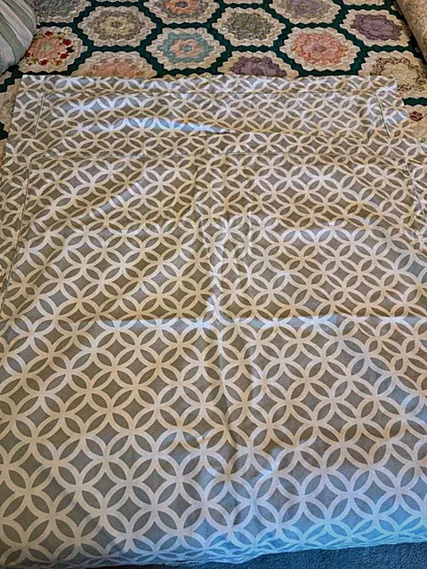 Cuddledown Meridian Euro Shams Set of 2 Seaglass 400 TC Cotton Sateen