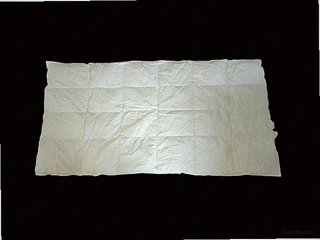 Cuddledown Twin Bedspread Filler 39"x75" White Cotton