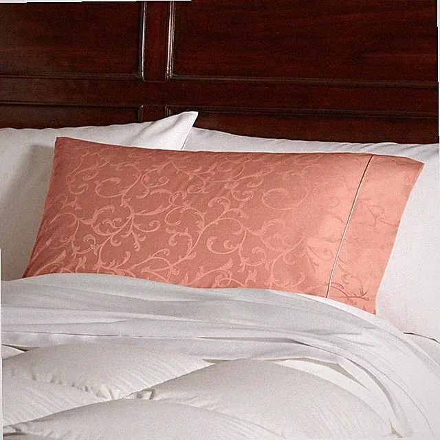 Cuddledown {Z660680404] 400TC JACQUARD PC TERRACOTT KING (1 PC)