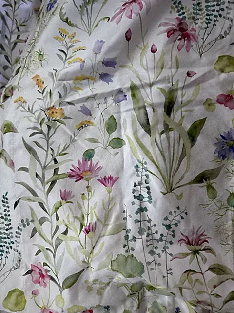 Set 2 Cuddledown Pillow Euro Shams Floral Botanical Fern OEKO TEX Cotton